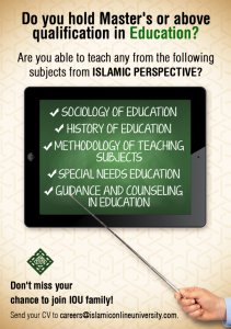 Education positions-poster